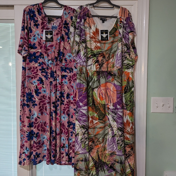 Anthony Originals 3X Dresses New *READ* Eyelet Midi Maxi Flattering Plus Size - Picture 2 of 10